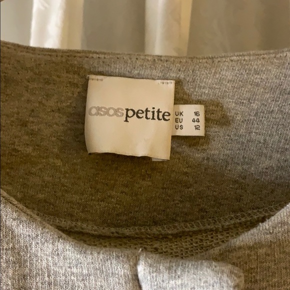 ASOS Peplum Jacket in Light Gray - Picture 2 of 6